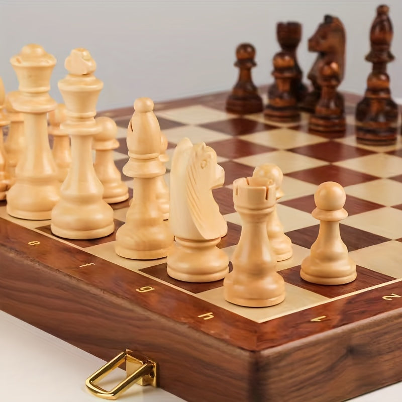 Jeu d'échecs en bois magnétique – Maison Elmora