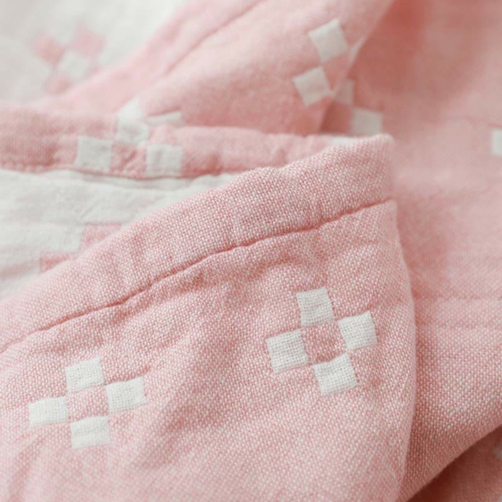 Couverture en Gaze de Coton Motif Losanges