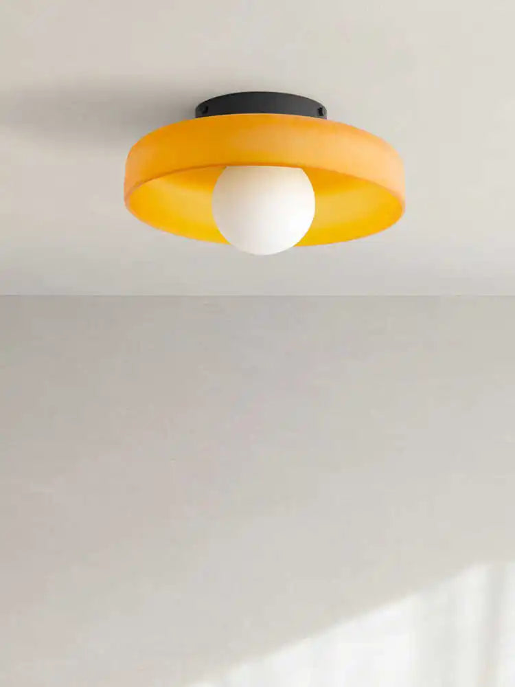 Éclairage Moderne | Plafonnier en Verre Multicolore avec Ampoule LED | Design Élégant pour Ambiance Chaleureuse 2