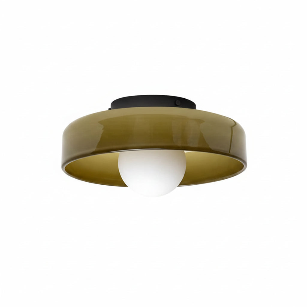 Éclairage Moderne | Plafonnier en Verre Multicolore avec Ampoule LED | Design Élégant pour Ambiance Chaleureuse 4