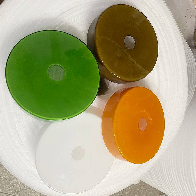 Éclairage Moderne | Plafonnier en Verre Multicolore avec Ampoule LED | Design Élégant pour Ambiance Chaleureuse 5