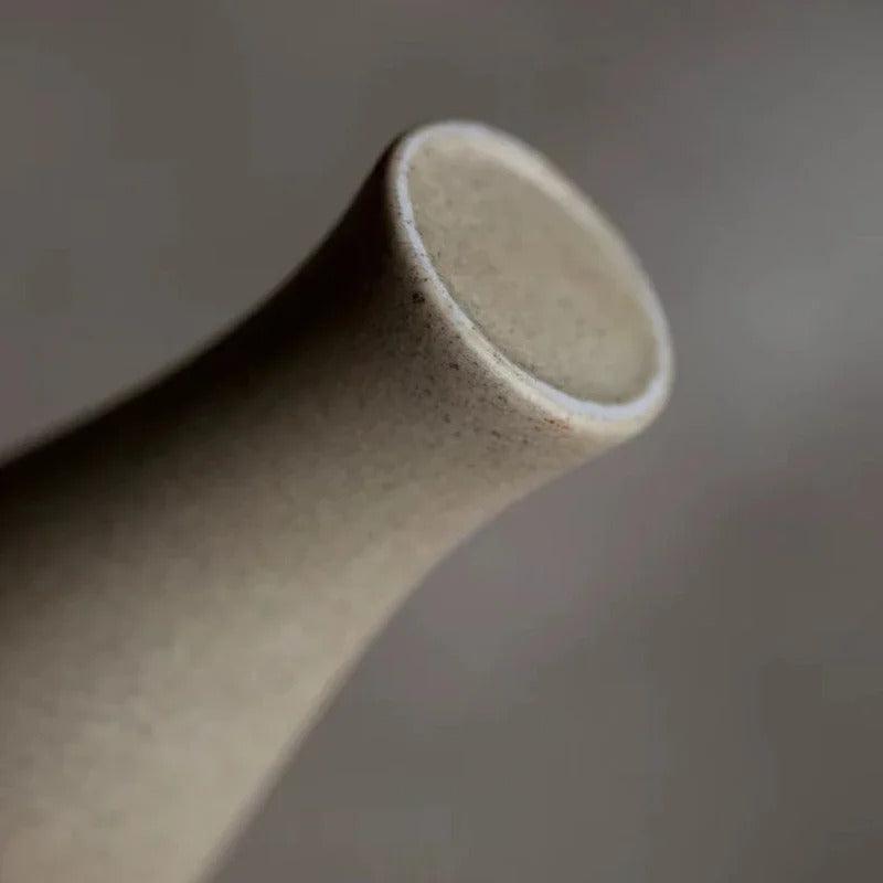 Accent Zen Earth-Tone Vase – Kiln-Fired Ceramic