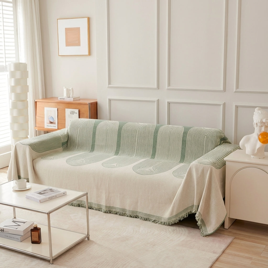 Chenille Throw - Pistachio Green