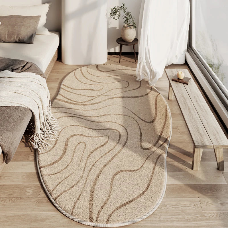 Nordic Abstract Irregular Shaped Decorative Area Rug
