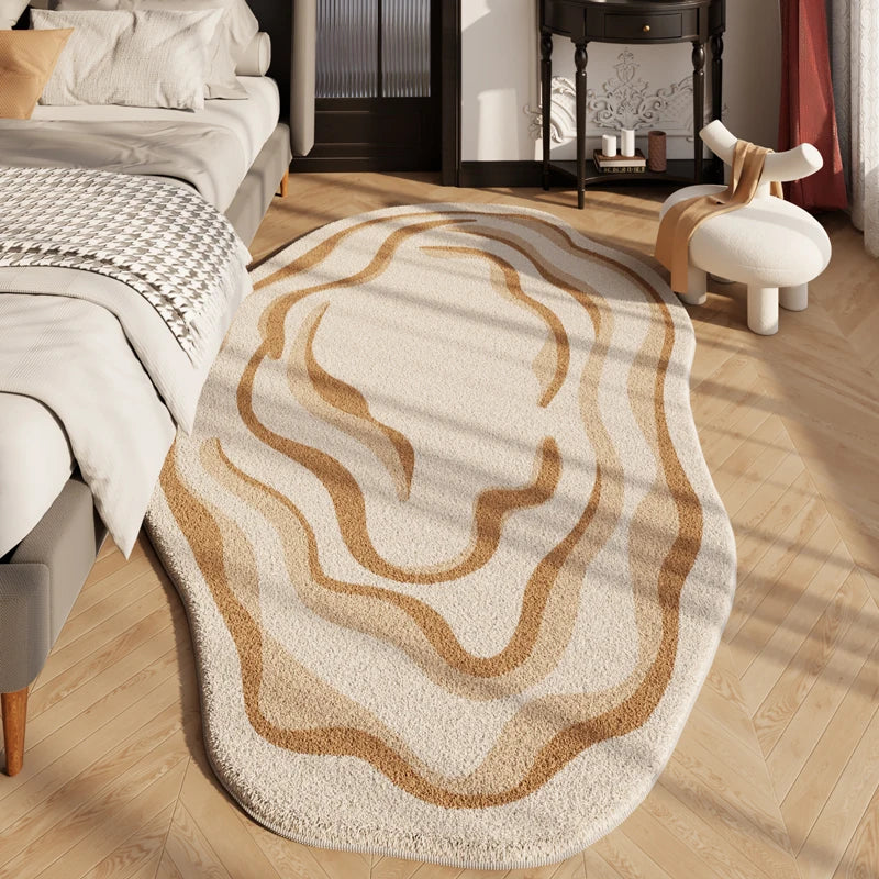 Nordic Abstract Irregular Shaped Decorative Area Rug