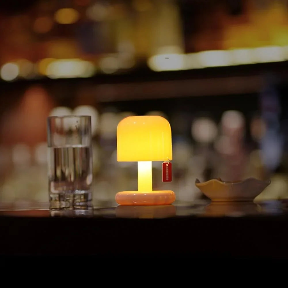 Lampe nomade LED rechargeable USB, lueur coucher de soleil
