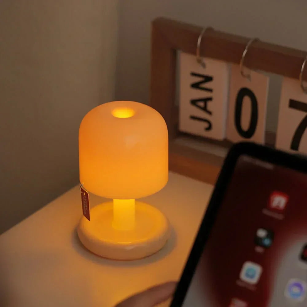 Lampe nomade LED rechargeable USB, lueur coucher de soleil