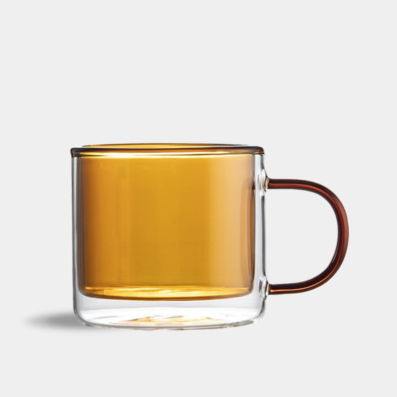 Tasse en verre résistant à la chaleur avec anse, 250 ml
