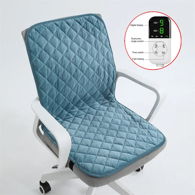 Coussin d'assise chauffant électrique 45 x 90 cm