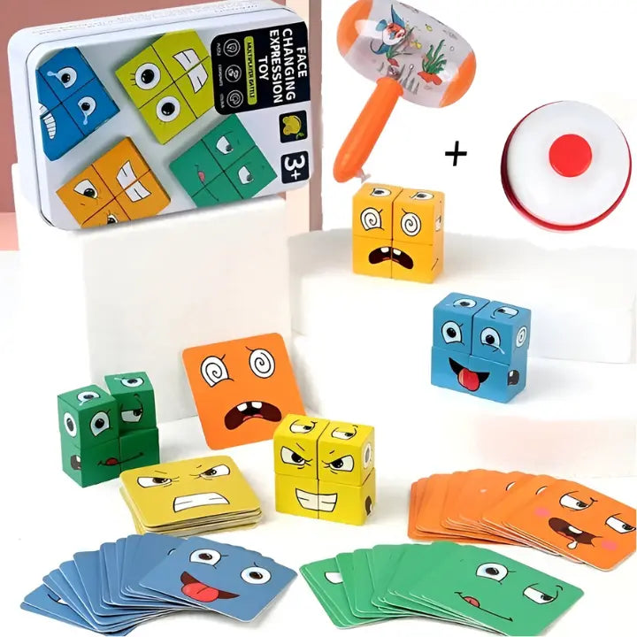 Wooden Stacking and Sorting Blocks, Age 3+