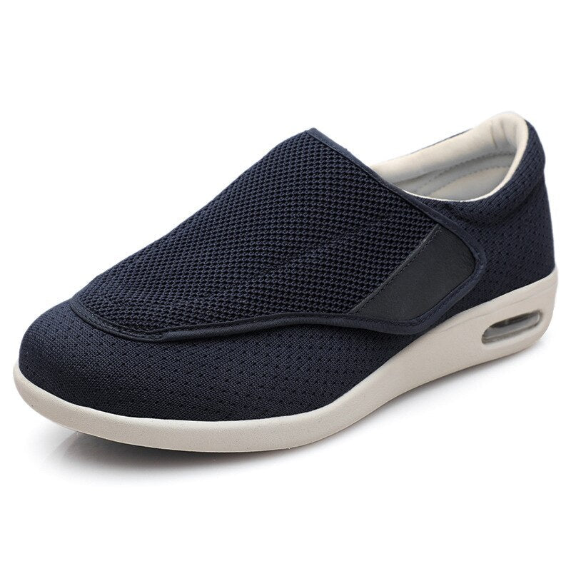 Extra-Wide Men's Comfort Shoes - Adjustable Straps for Custom Fit and Support