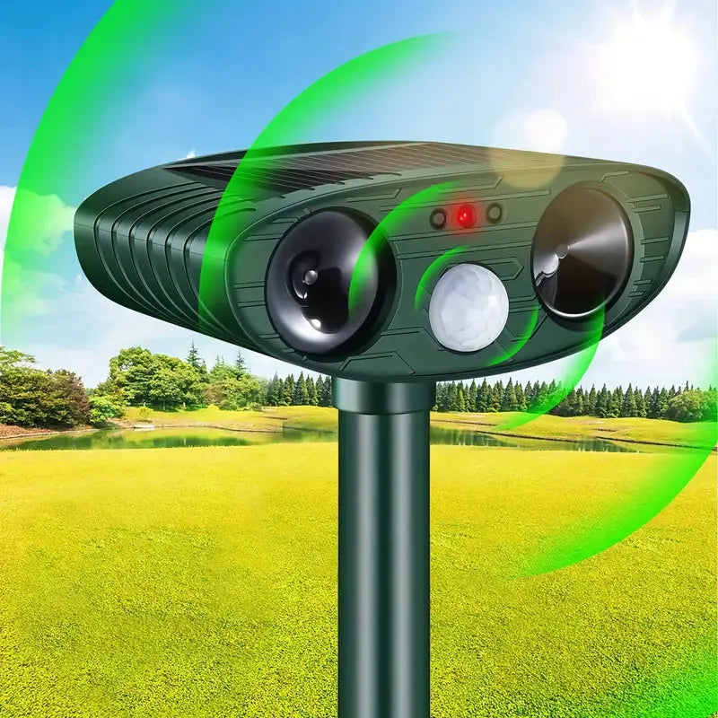 Solar Ultrasonic Animal Repellent