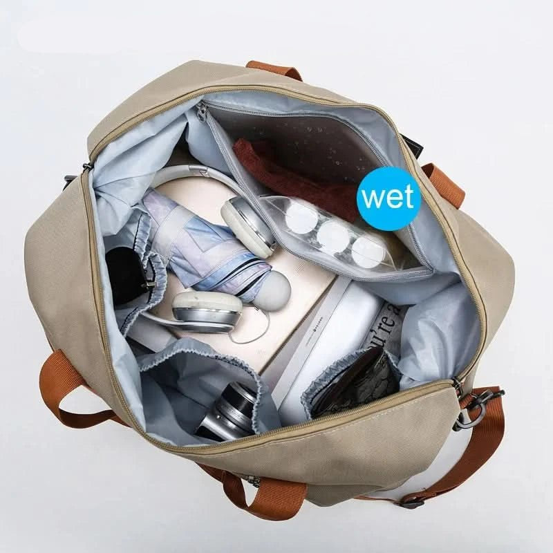 FITVOYAGE | Sac de Sport Élégant avec Compartiment à Chaussures | Organisation Optimale pour les Voyageurs Actifs 3
