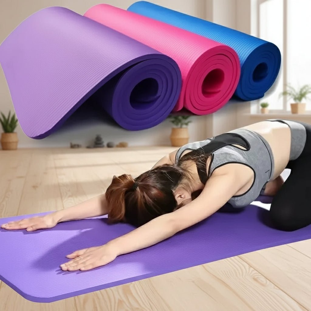 Slimband Tapis de Yoga Fitness 185 cm Antidérapant