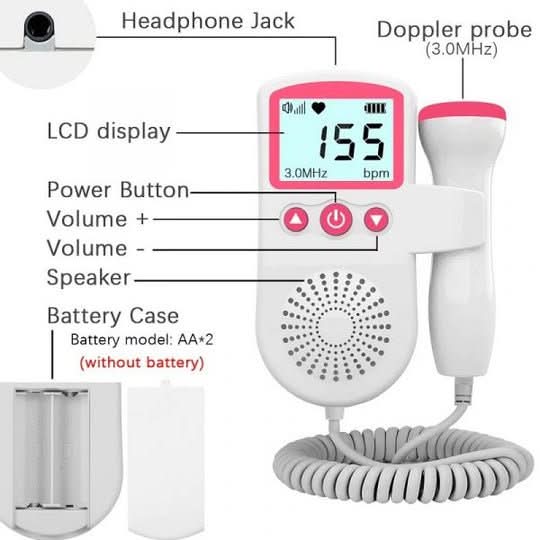 Halluxaid Moniteur Cardiaque Fœtal Portable