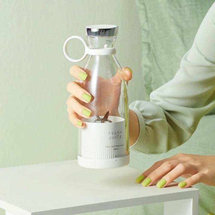 Rechargeable Portable Blender, 420 ml, 6 Blades