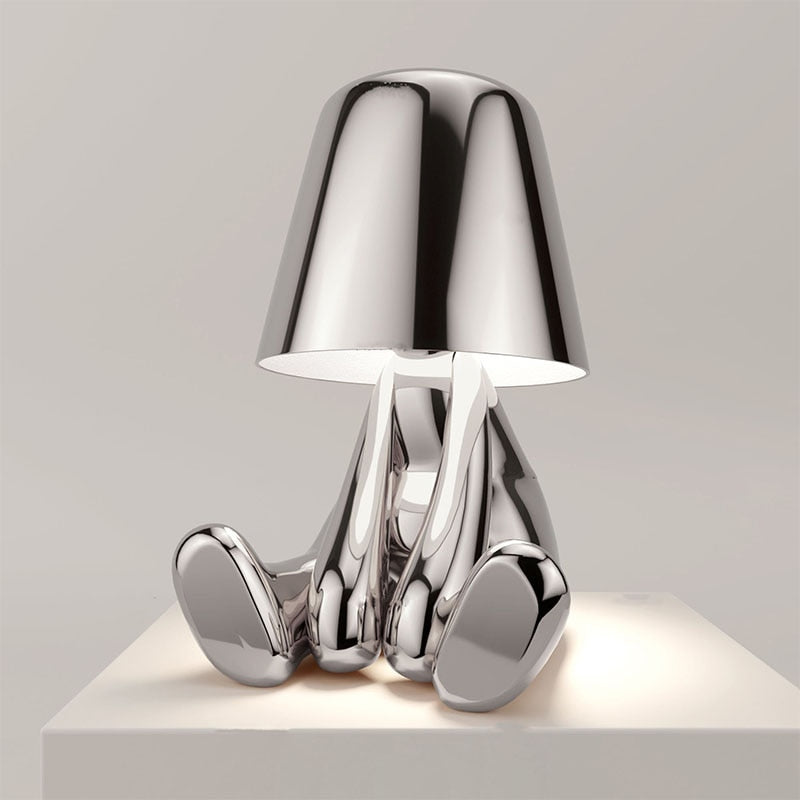 Gold Character Figurine Lamp - Cordless Touch Control 6