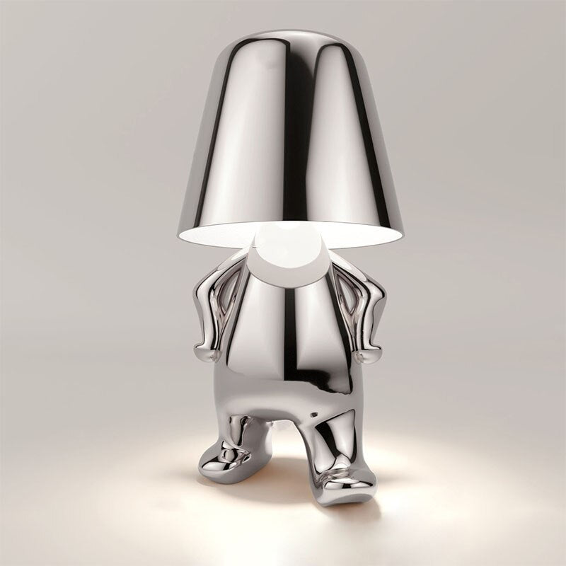 Gold Character Figurine Lamp - Cordless Touch Control 7
