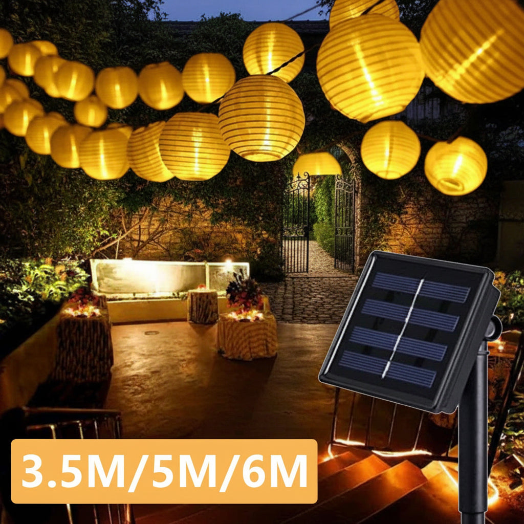 Guirlande Solaire Lumineuse Écologique | Éclairage Ambiant Élégant pour un Jardin Enchanteur 0