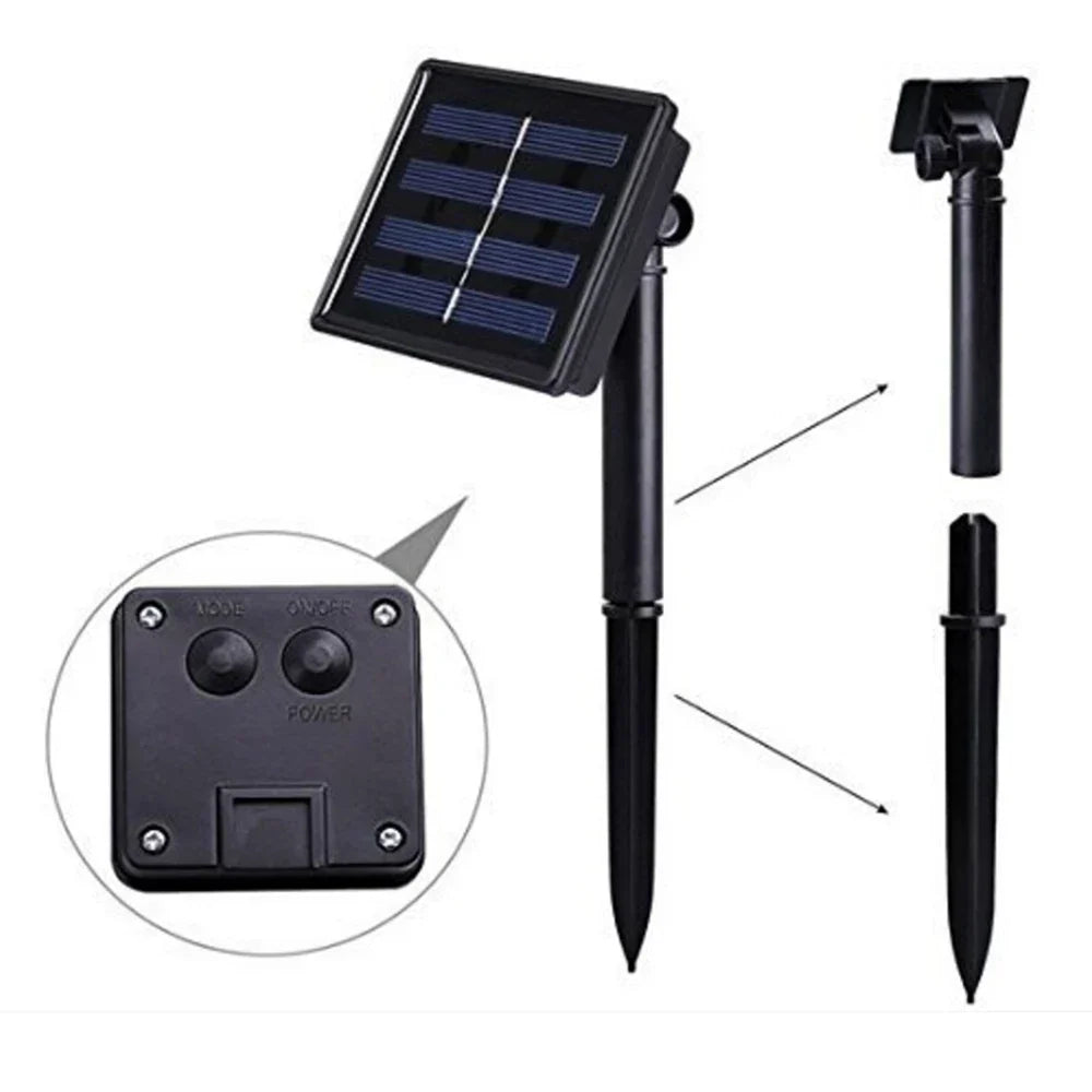 Guirlande Solaire Lumineuse Écologique | Éclairage Ambiant Élégant pour un Jardin Enchanteur 4