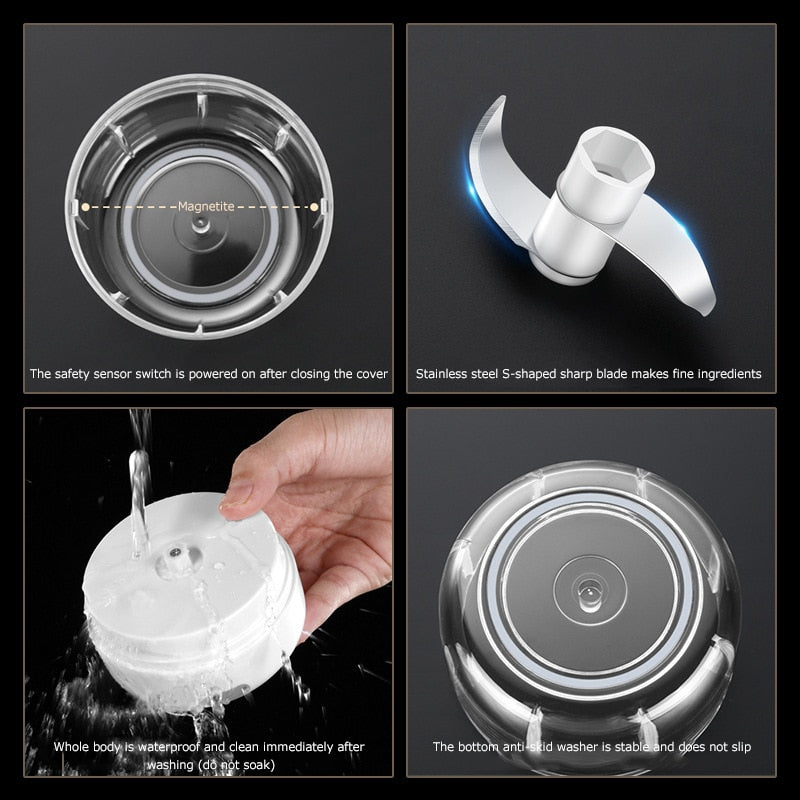 MiniChop - Hachoir Électrique Compact 150 ml