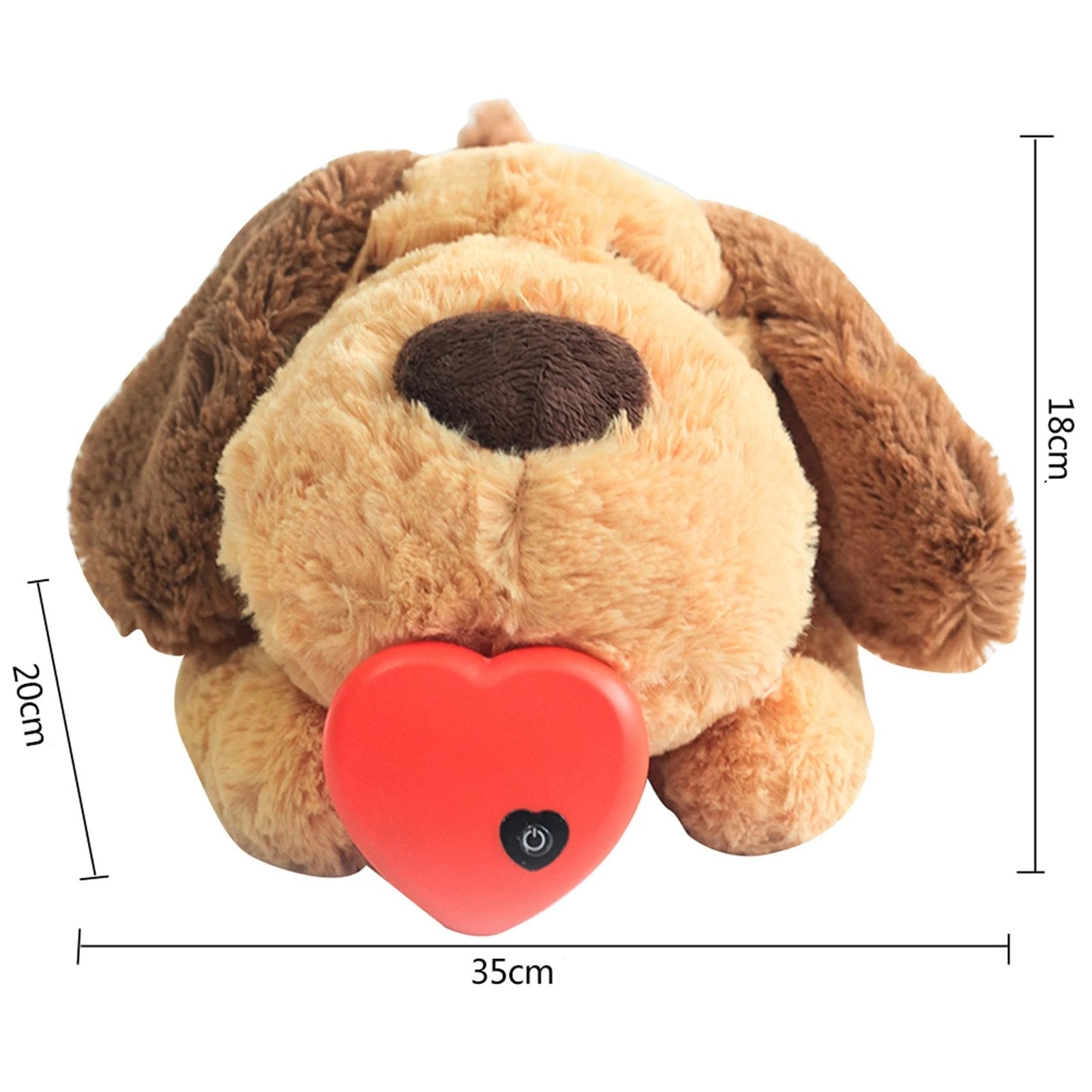 Splashpup Calming Heartbeat Puppy Plush Toy