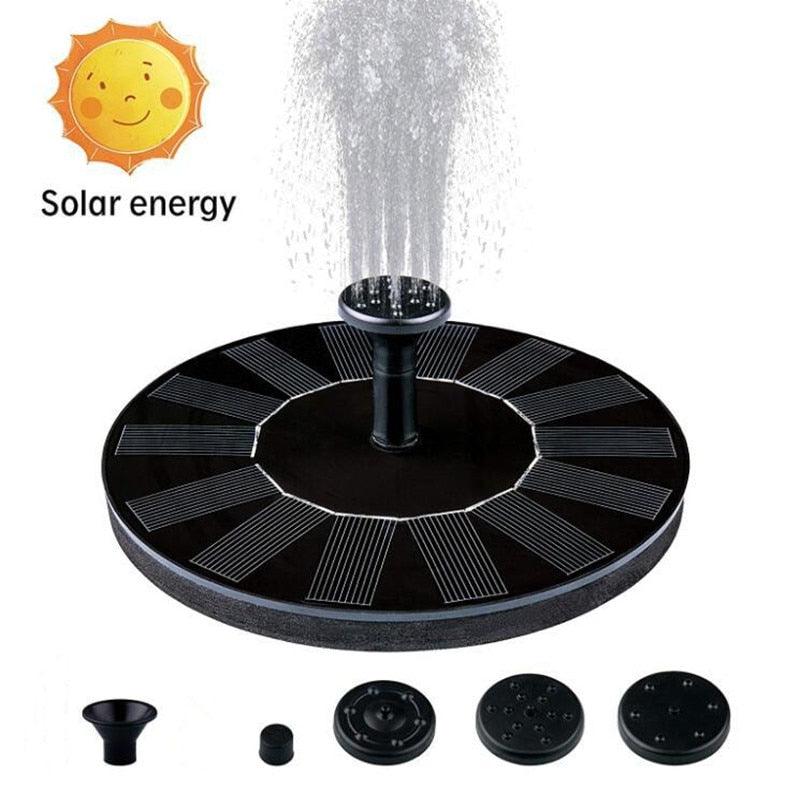 ZenFlow - Fontaine Solaire Flottante de Jardin