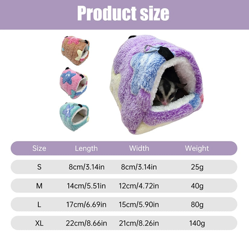 Fluffywash Maison Douce pour Hamster avec Hamac