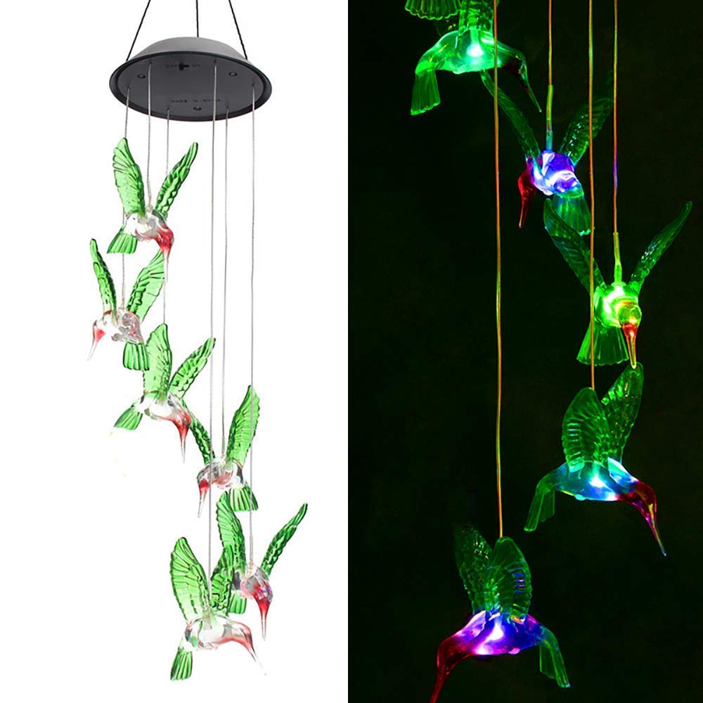 EnchantedGlow - Lampe Solaire LED Colibri
