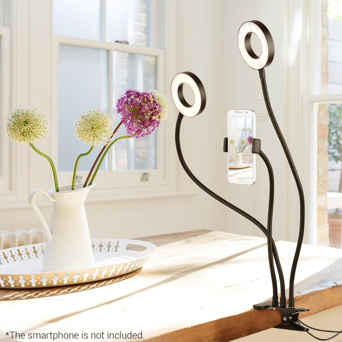Lampe Annulaire LED à Pince Flexible