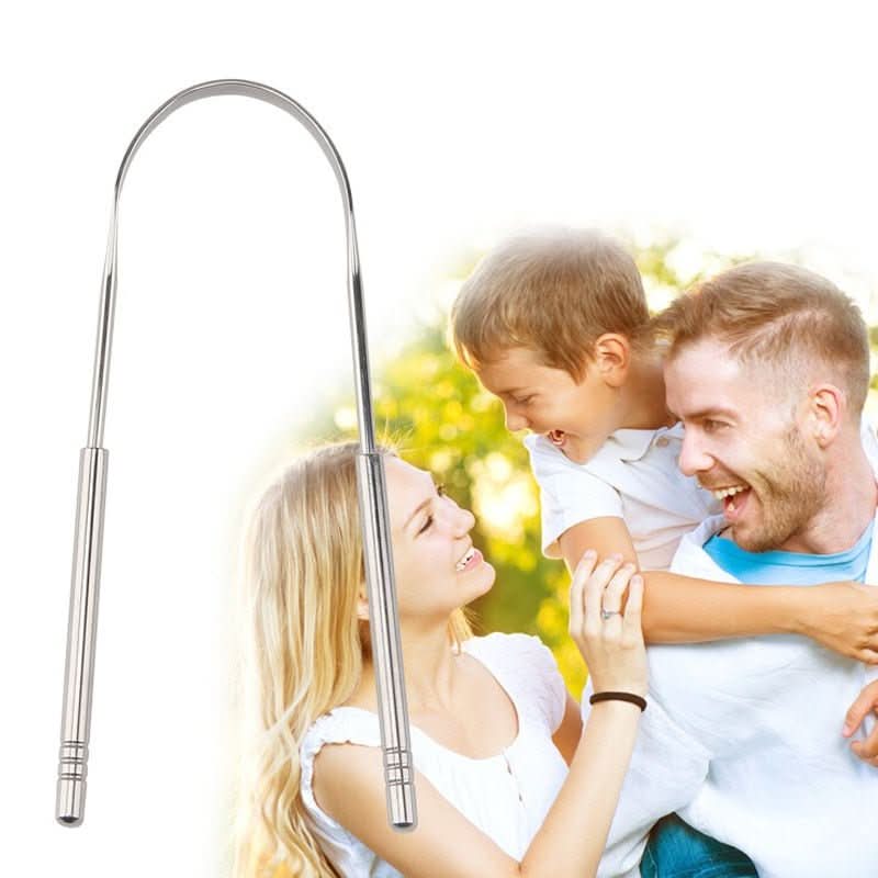 Spheresoft Gratte-Langue Inox pour Hygiène Buccale
