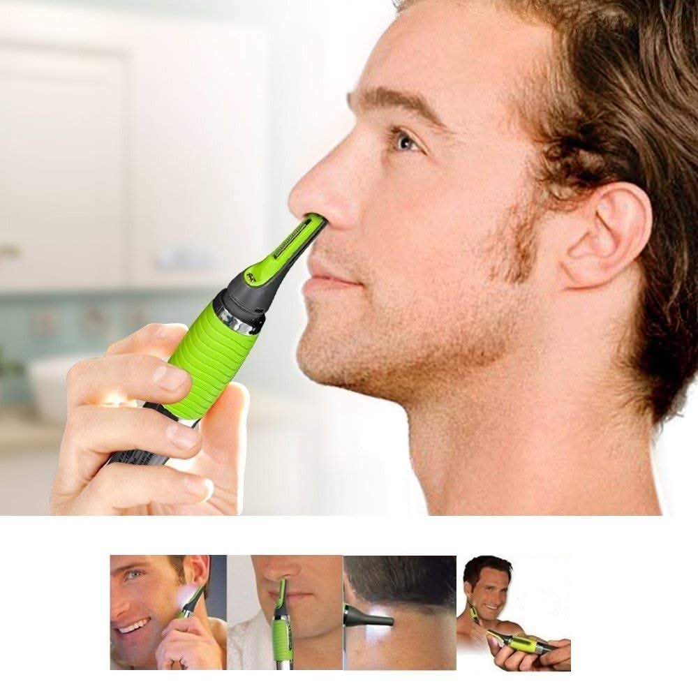 Dynamoglove Tondeuse Nez et Oreilles avec Lumière LED