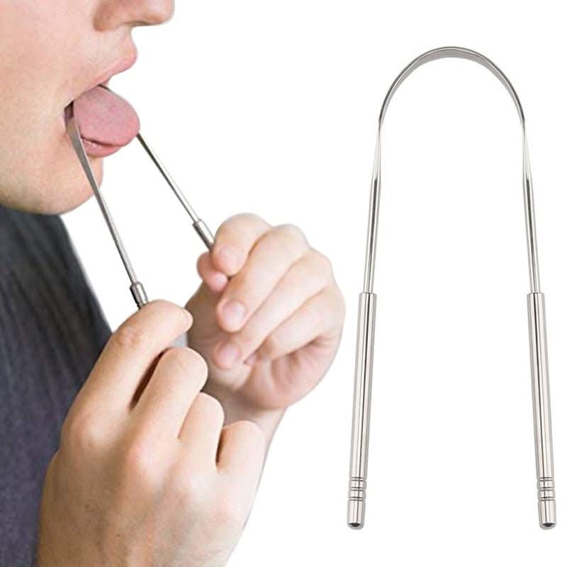 Spheresoft Gratte-Langue Inox pour Hygiène Buccale