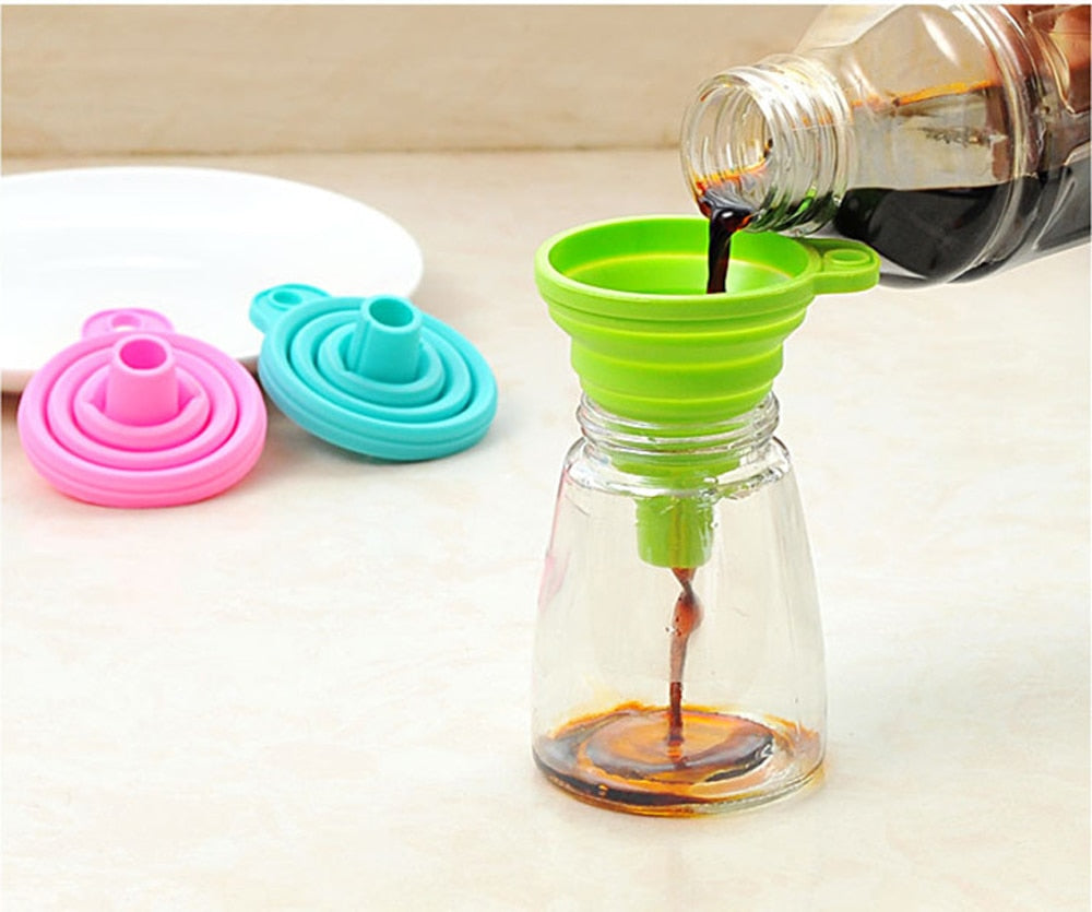 FoldEase - Entonnoir de Cuisine Pliable
