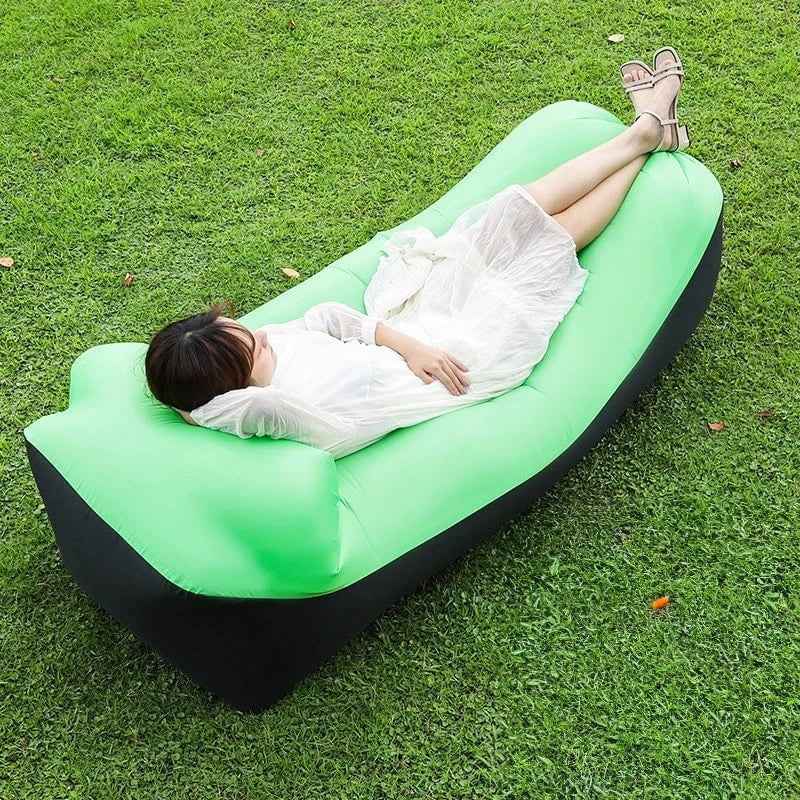 Hamac Gonflable en Toile de Parachute | Design Ergonomique et Confort Optimal pour Détente en Plein Air 2