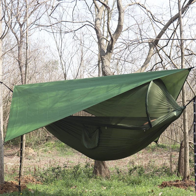 Hamac Pour Camping avec Moustiquaire et Auvent Imperméable | Confort Luxe en Plein Air Pour Aventuriers 2