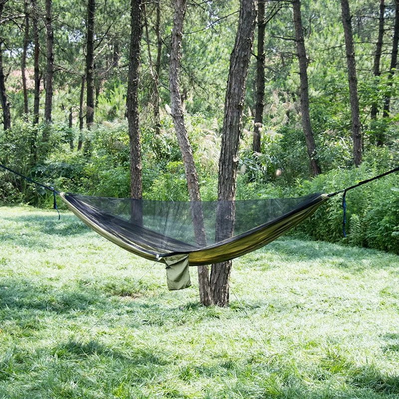 Hamac Suspendu 2 Places en Toile de Parachute | Confort Élégant et Protection Optimale en Plein Air 7