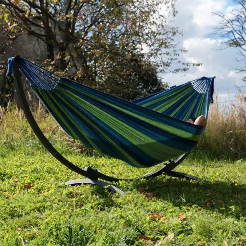 Hamac Suspendu en Acier | Élégance et Confort pour Moments de Détente Luxueux 1