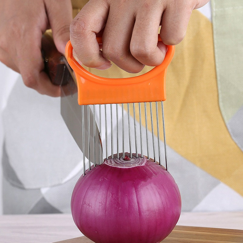 OnionMaster - Coupe-Oignons en Acier Inoxydable