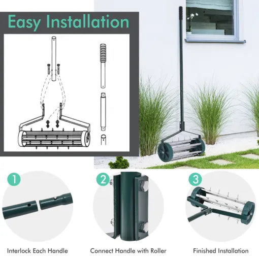 Sturdy Manual Lawn Soil Aerator