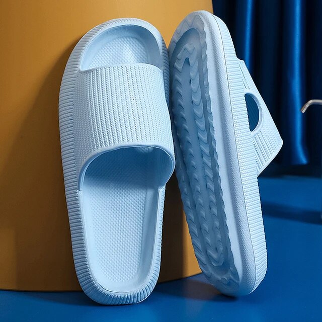 Sandales Plateforme d'Intérieur Ultra-Confort - Ocean Blue