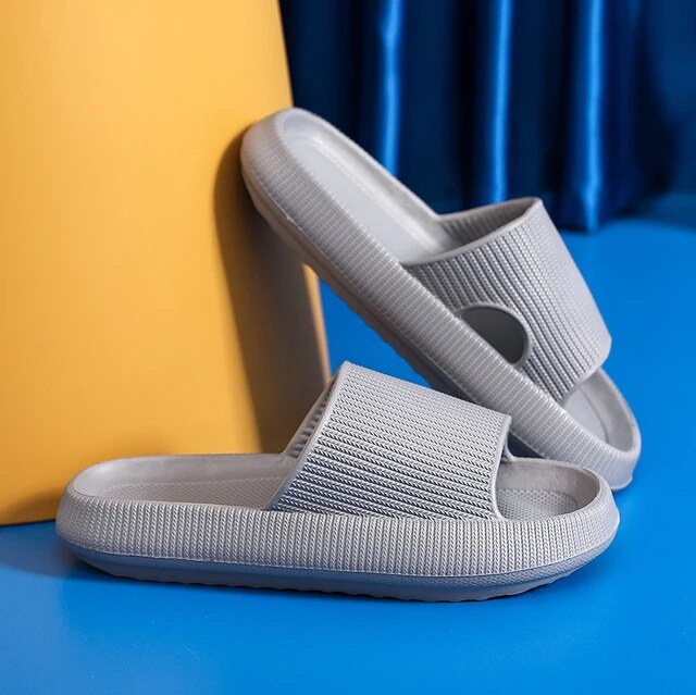 Sandales Plateforme d'Intérieur Ultra-Confort - Grey