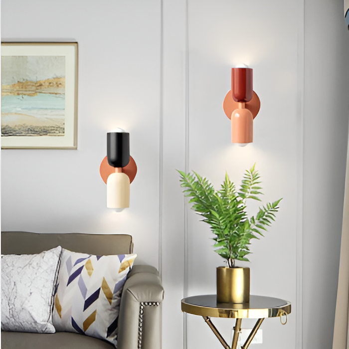 Modern Two-Tone Wall Light, E27 Socket