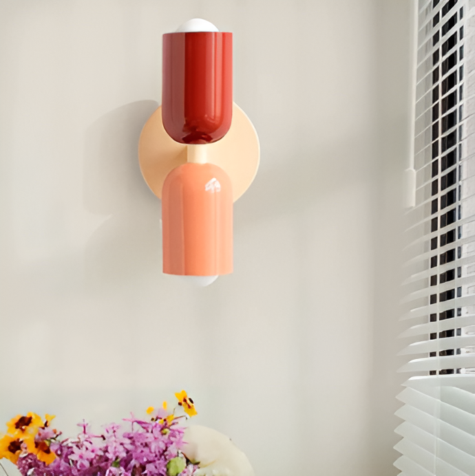 Modern Two-Tone Wall Light, E27 Socket