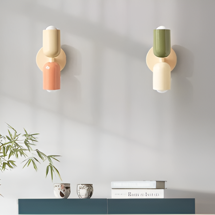Modern Two-Tone Wall Light, E27 Socket