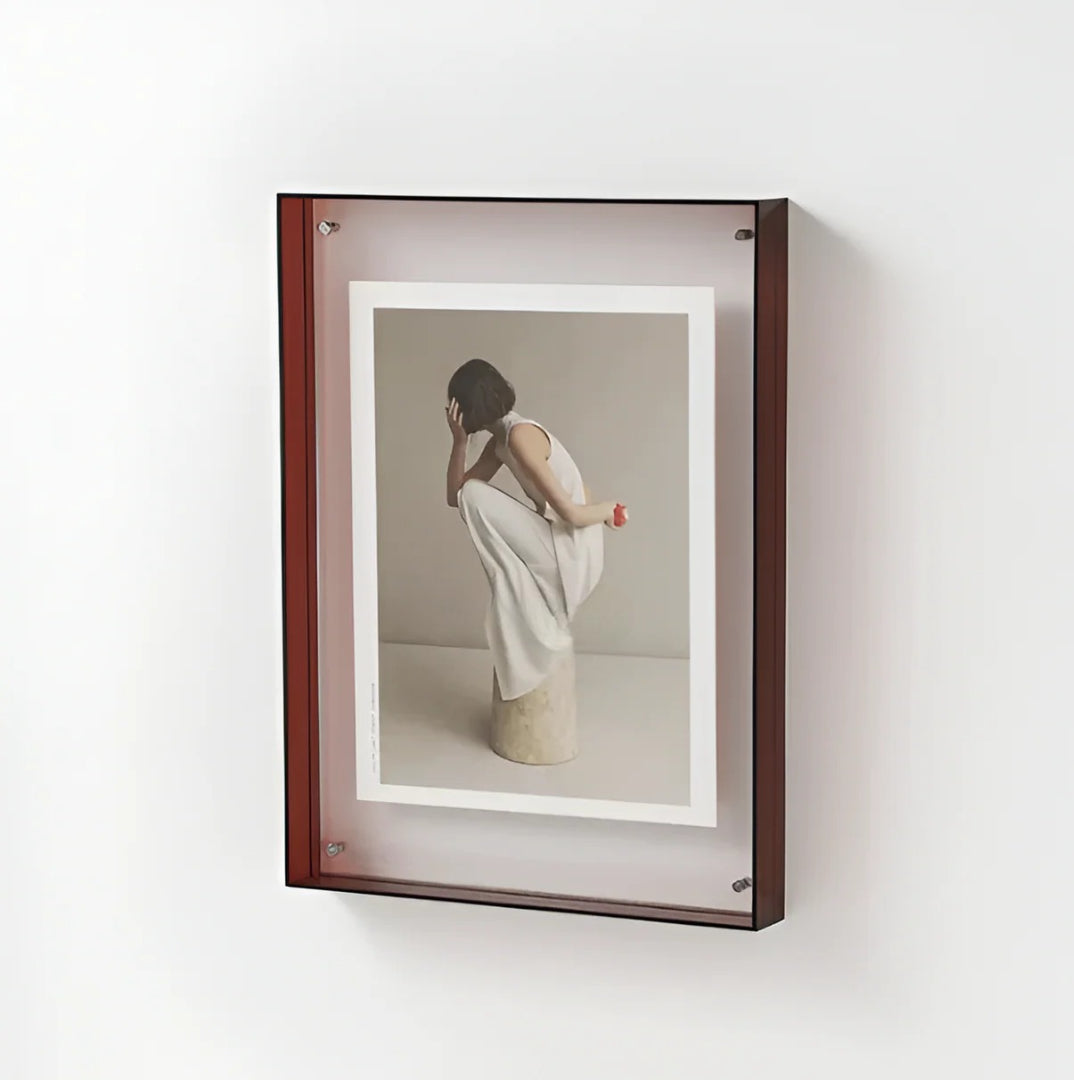 Cadre Photo Acrylique Transparent Minimaliste