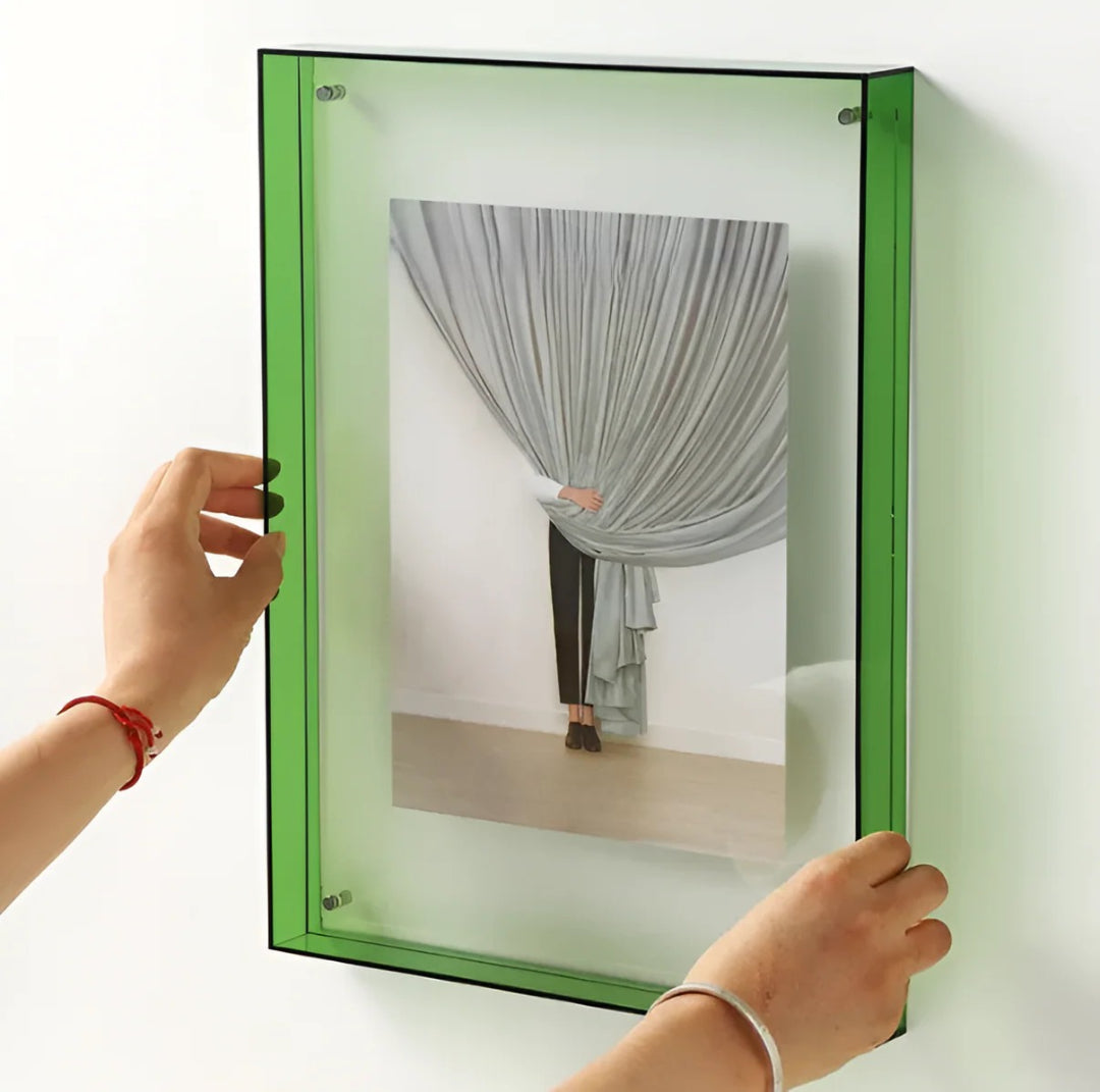 Cadre Photo Acrylique Transparent Minimaliste