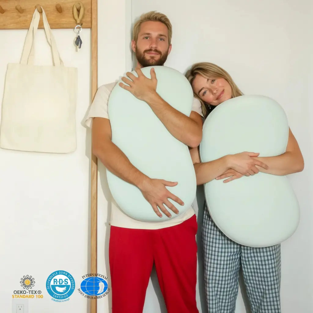 Ice Silk Memory Pillow with Shape-Holding Core