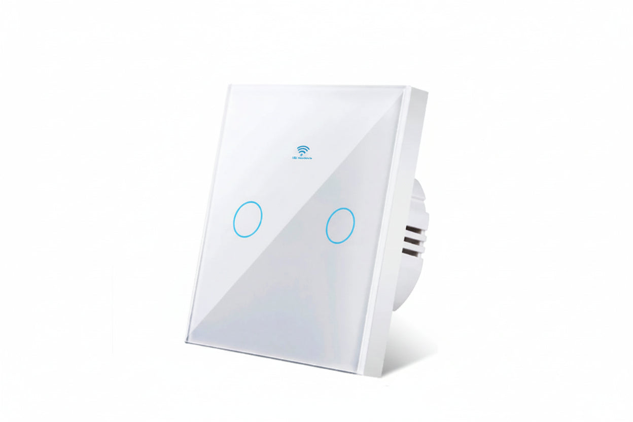Interrupteur Tactile WiFi en Verre Trempé | Domotique Élégante pour un Confort Optimal 2