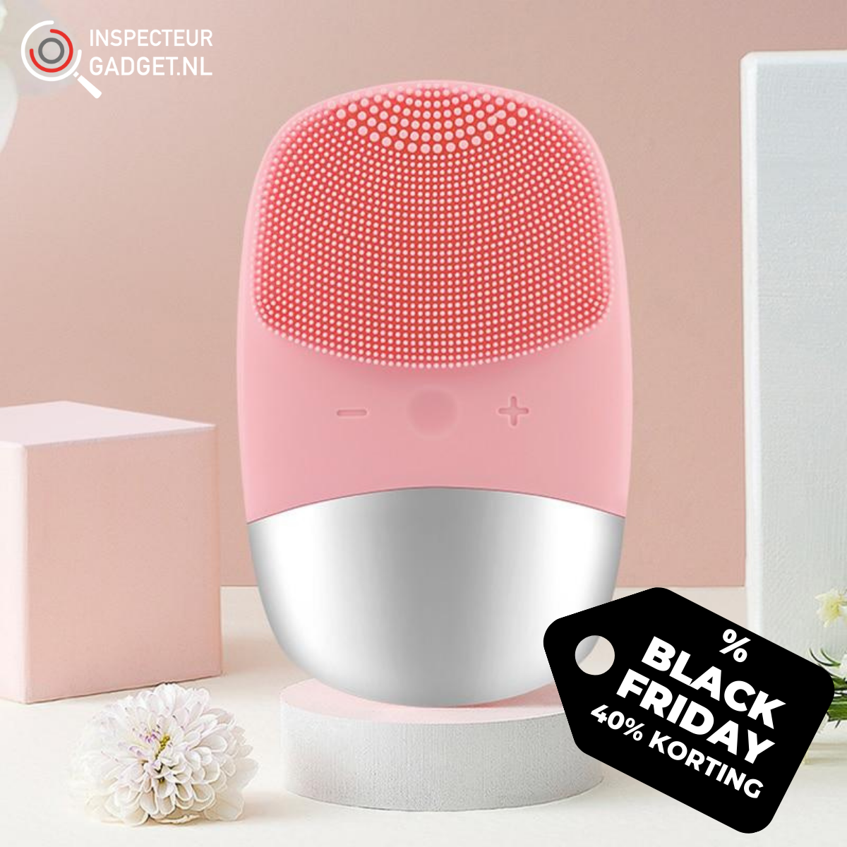 Brosse Nettoyante Visage en Silicone Souple